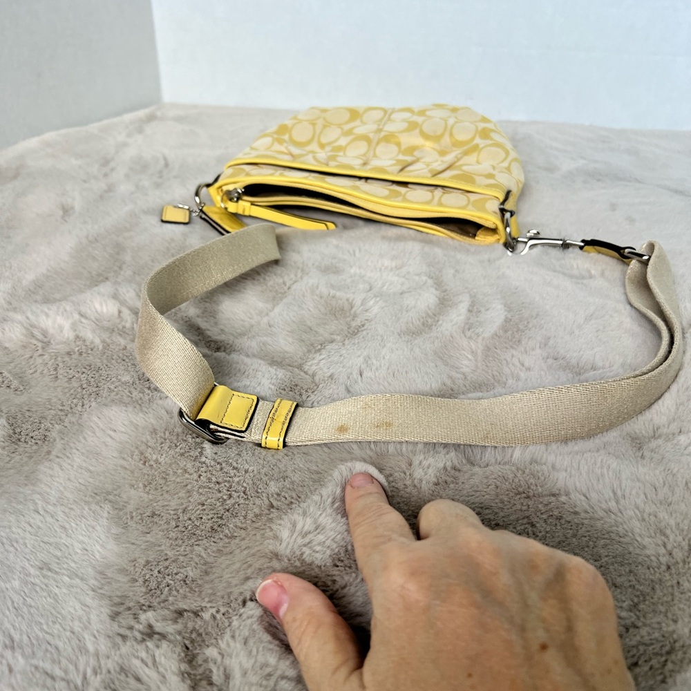 Coach Yellow Crossbody Bag - Picture 6 of 12